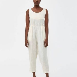 Black Crane sleeveless overall jumpsuit M